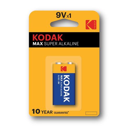 батарейка KODAK 6LR61 блистер 1шт батарейка gp super mn1604 6lr61 крона алкалиновая bc1