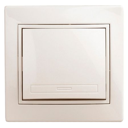 выключатель 1-клавишный INTRO Plano слоновая кость