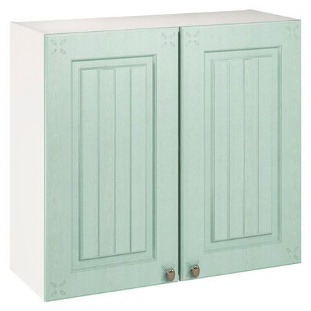 кухонный шкаф навесной Прованс Изумруд 720x800x312мм 2 двери МДФ/ЛДСП анна сергеевна одувалова изумруд для мага