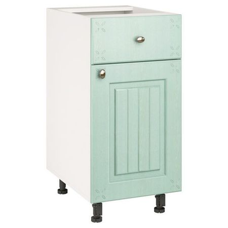 кухонный шкаф напольный Прованс Изумруд 820х400х504мм 1 ящик 1 дверь МДФ/ЛДСП