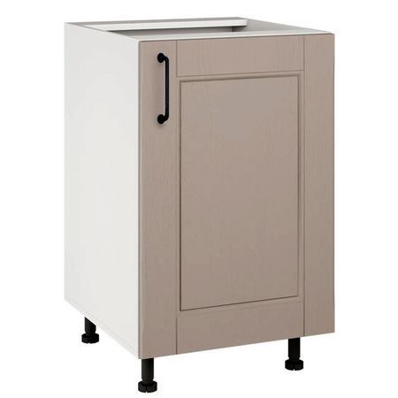 кухонный шкаф напольный Бергамо 820х500х504мм 1 дверь МДФ/ЛДСП