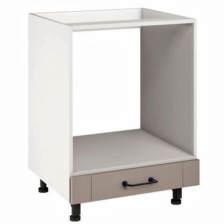 кухонный шкаф напольный для духовки Бергамо 820х600х504мм 1 ящик МДФ/ЛДСП