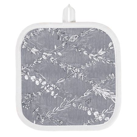 прихватка кухонная VEROSSA 20х20см серая, арт.765914 картина по номерам влюбленные лошади 20х20см для творч 14 коробка