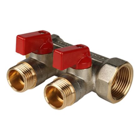 коллектор 2 выхода STOUT 3/4