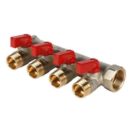 коллектор 4 выхода STOUT 3/4