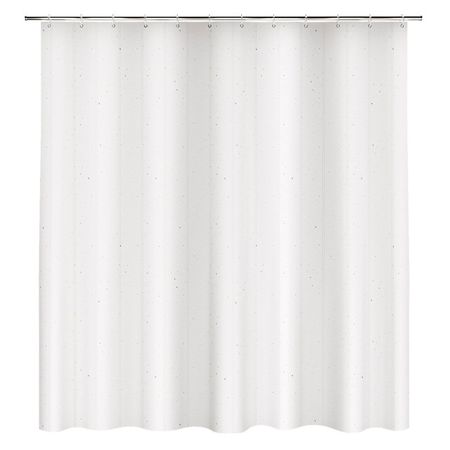 занавеска для ванной FORA Wave 200х180см полиэстер белый