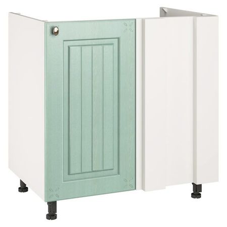 кухонный шкаф напольный угловой Прованс Изумруд 820х800х552мм 1 дверь МДФ/ЛДСП