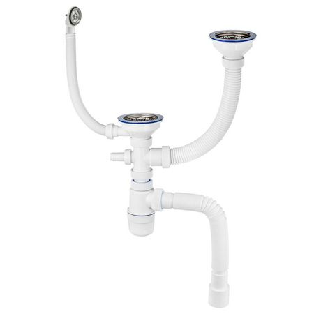 сифон для двойной мойки VIRPLAST 3.1/2