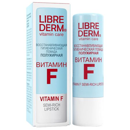 помада гигиеническая LIBREDERM Витамин F Восстанавливающая  полужирная 4г