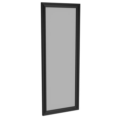 зеркало навесное в раме Кантри 520х1400мм сосна черный