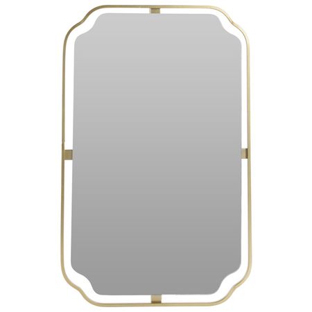 зеркало в раме прямоугольное KOOPMAN 450х285х5мм стекло золото