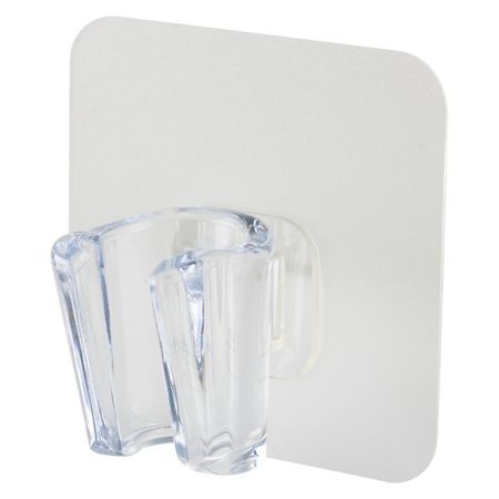 держатель для душа РЫЖИЙ КОТ липучка силикон прозрачный