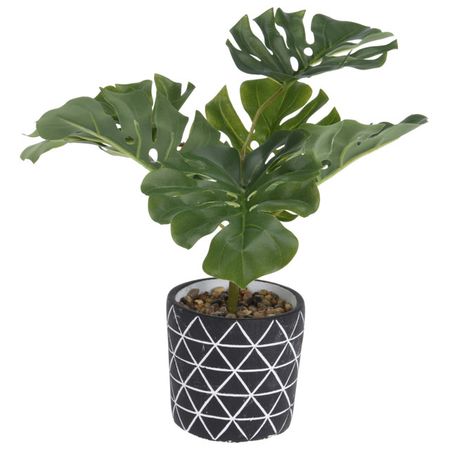 растение искусственное Монстера в горшке 32см в асс-те