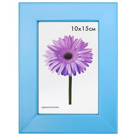 фоторамка FIONA 100х150мм голубая дерево