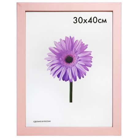 фоторамка FIONA 300х400мм розовая дерево фоторамка тёмное дерево с белой каймой 10 х 15 см