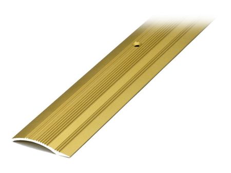 порог алюм. разноур. 39,4/10мм 0,9м анод. золото
