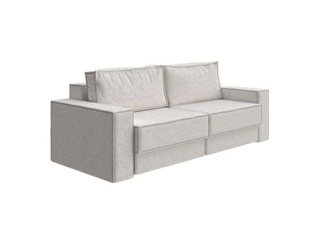 Орматек Диван-кровать Porto Hard двухсекционный (Ткань: Рогожка Levis 12 Лён) 196x157