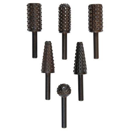 набор шарошек по дереву и цветным металлам  KWB 6 шт