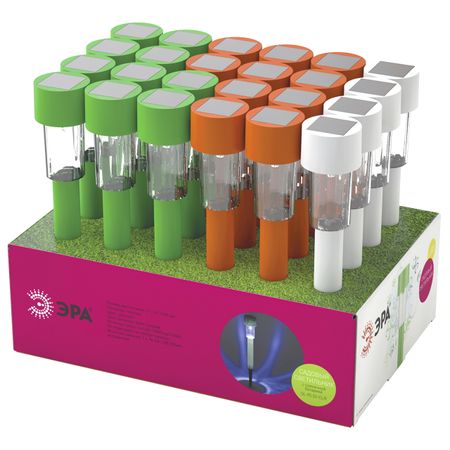 светильник на солнечной батарее ЭРА SL-PL32 32 см пластик