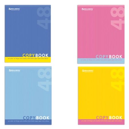 тетрадь 48л BRAUBERG Один цвет А5 клетка в асс-те марина ли два жениха и один под кроватью