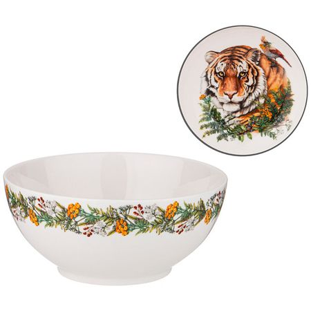 салатник LEFARD Лесная сказка Тигр 13см 0,4л фарфор