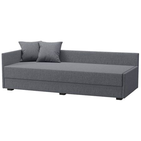 диван НОРДИК 2060х840х840мм рогожка серая