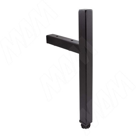 Опора декоративная Н180мм (20x20) черный матовый (ADJ22.180.BLC)