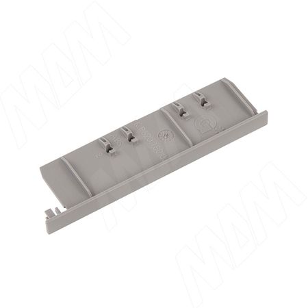 NOVA PRO DELUXE Заглушка торцевая фасада F8 внутреннего ящика h=90 мм, серый металлик (F102101383)