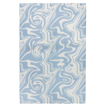 коврик для ванной ВИЛИНА Мрамор 50х65см ПВХ голубой