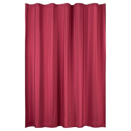 занавеска для ванной Magma 180х200см тканевая красный
