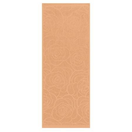 полотенце махр. CLEANELLY Роза 30х70см персиковое, арт.ПЦ-2703-5887,885