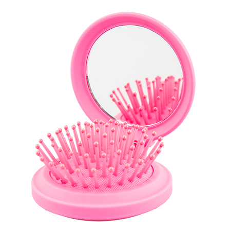 Щетка для волос LADY PINK FAVS bright массажная мини круглая soft touch