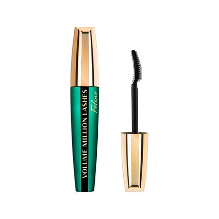 Тушь для ресниц LOREAL VOLUME MILLION LASHES FELINE NOIR объем и подкручивание тон экстрачерный