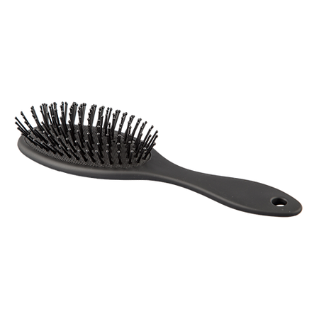 Щетка для волос LADY PINK BASIC deep black массажная средняя овальная