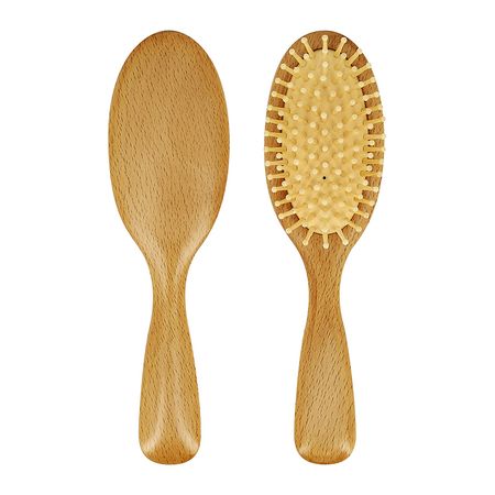 Расческа для волос LADY PINK деревянная средняя из бука линейка 20см деревянная красин