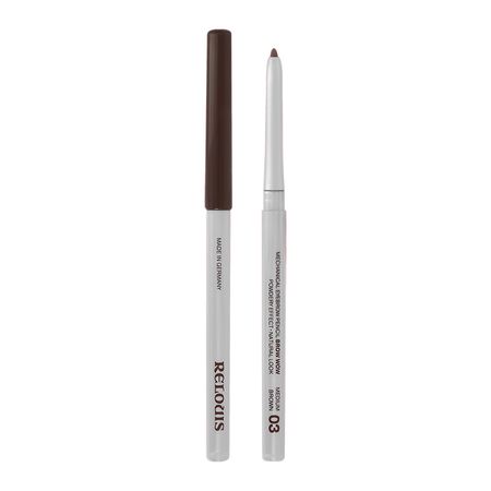 Карандаш для бровей RELOUIS BROW WOW механический тон 03 Medium brown аркадий борисович скопенков объемлемая однородность