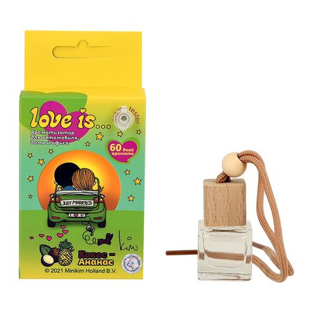 Ароматизатор LOVE IS Кокос-ананас нина васильевна пикулева автомобиль