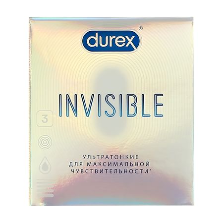 Презервативы DUREX Invisible ультратонкие № 3 3 шт дэвид корзи таро в конце радуги