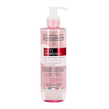 Гель для умывания EVOLUDERM ANTI IMPERFECTIONS против несовершенств очищающий 250 мл ошибки в намазе связанные с чтением куръана м самигуллин