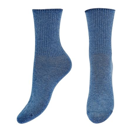 Носки женские MINIMI MINI COTONE меланж Blu 39 - 41 носки бантики высокие 35 39 хлопок бамбук 12 31079 202505 s5