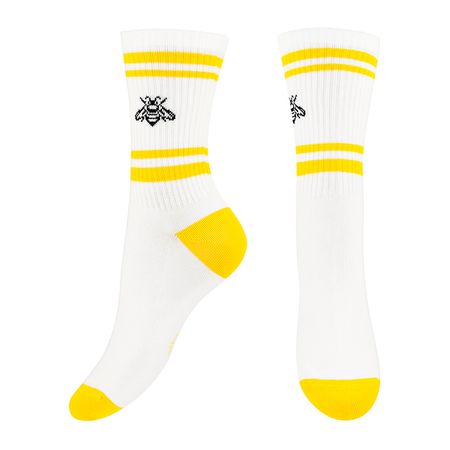 Носки женские OMSA ACTIVE BEE с высокой резинкой Bianco 39-41