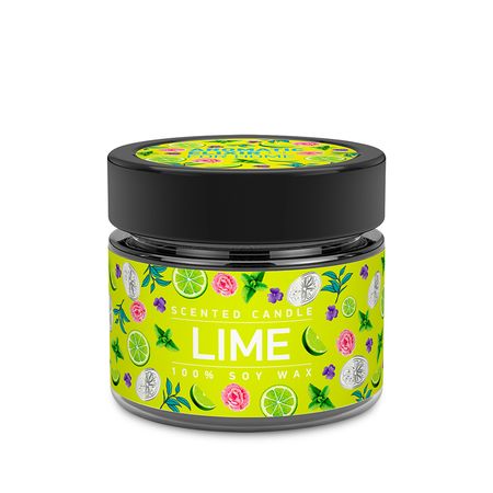 Свеча ароматическая BAGO HOME Мятный лайм 80 г