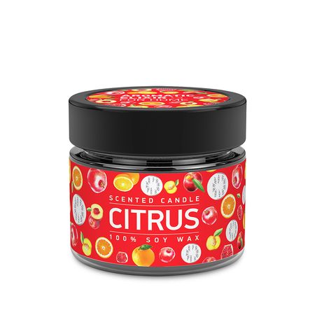 Свеча ароматическая BAGO HOME Апельсин и гранат 80 г свеча темная апельсин и перец 120мл