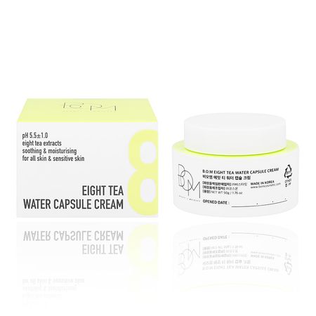 Крем для лица BOM EIGHT TEA c  экстрактами 8 видов чая успокаивающий и увлажняющий 50 г eight coins tattoo tarot