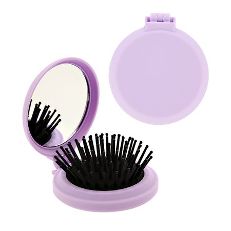 Расческа для волос с зеркалом LADY PINK FAVS