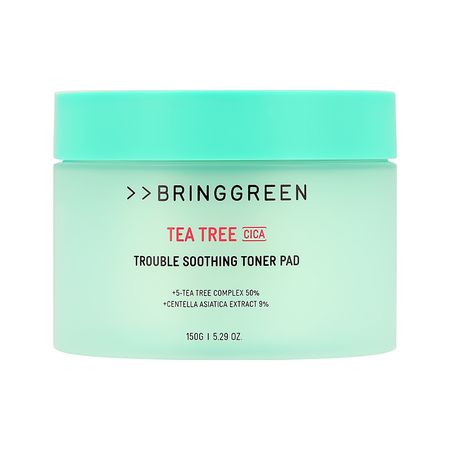 Диски для лица BRING GREEN с чайным деревом успокаивающие 150 г