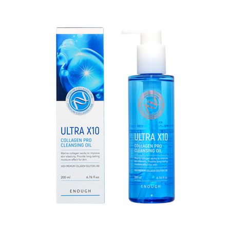 Масло для умывания ENOUGH ULTRA X10 COLLAGEN PRO увлажняющее 200 мл