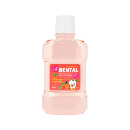Ополаскиватель для полости рта LP CARE DENTAL GRAPEFRUIT+FRESH MINT 80 мл
