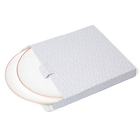 набор тарелок STENOVA HOME Symbol 2шт. 25см обеденные фарфор красная отводка кружка это питер детка красный зонт 50мл белая фарфор