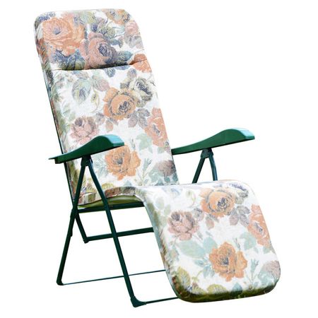 кресло-шезлонг складной Альберто-2 105х65х15см сталь